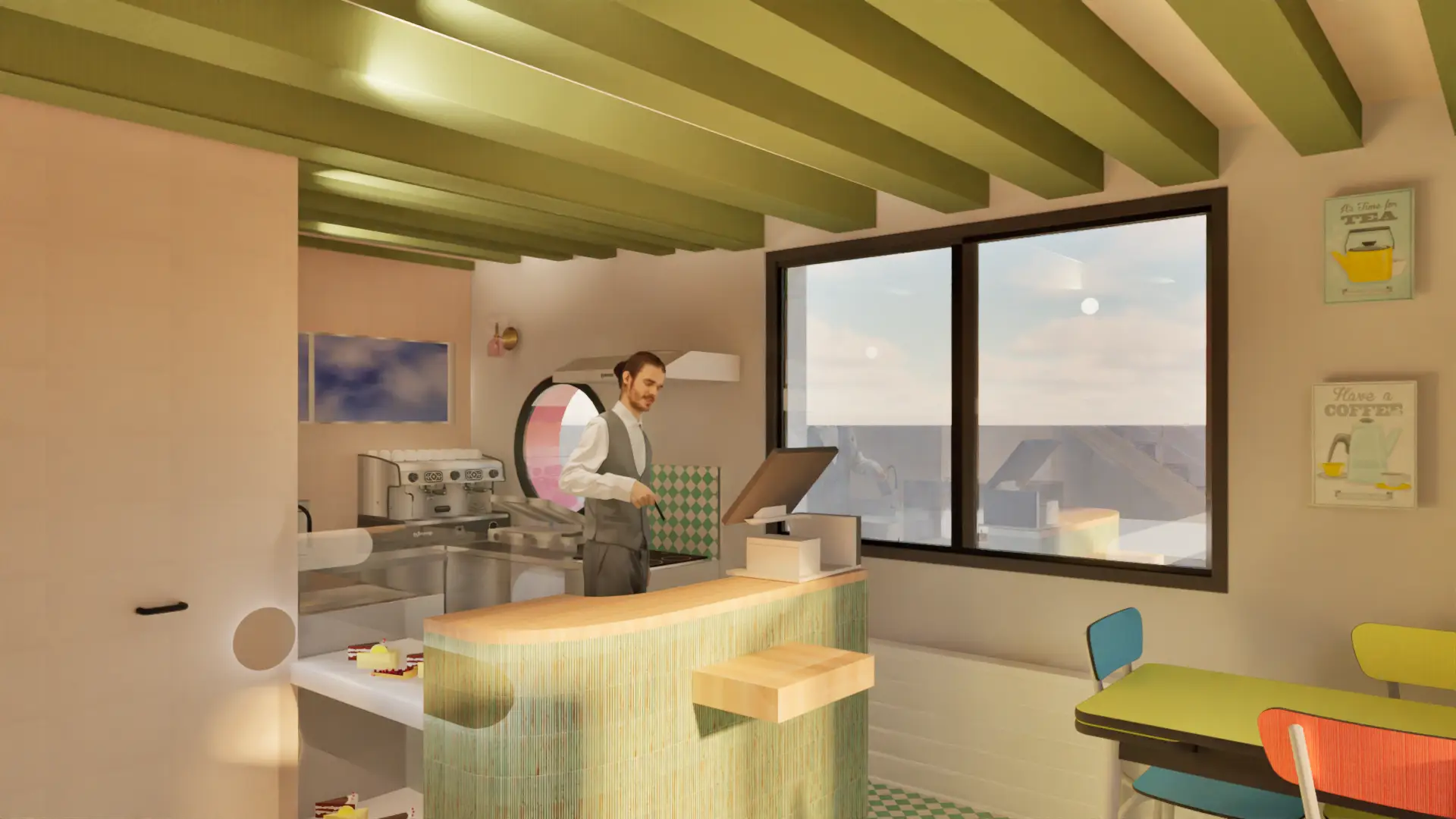 Projet architecte d'int&eacute;rieur ERP Landes Pays Basque